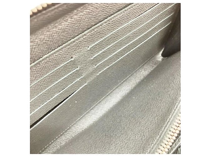 Zippy Louis Vuitton Taiga Ardoise Long Wallet Grey - view 9