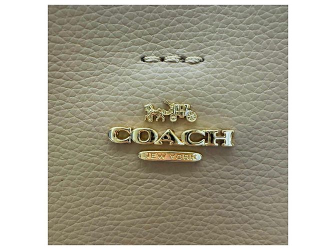 Borsa a spalla COACH Small Town Bucket 1011 Beige - vista 12