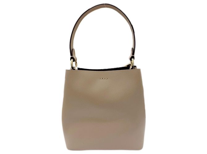 Borsa a spalla COACH Small Town Bucket 1011 Beige - vista 2