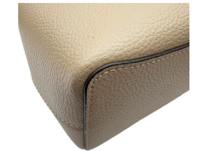 Borsa a spalla COACH Small Town Bucket 1011 Beige - vista 6