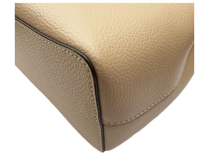 Borsa a spalla COACH Small Town Bucket 1011 Beige - vista 7