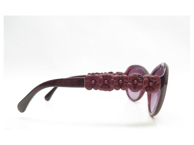 GAFAS DE SOL CHANEL CAT EYE CAMELIAS 5316-Q BORDEAUX Burdeos - vista 3