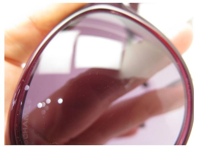 GAFAS DE SOL CHANEL CAT EYE CAMELIAS 5316-Q BORDEAUX Burdeos - vista 9