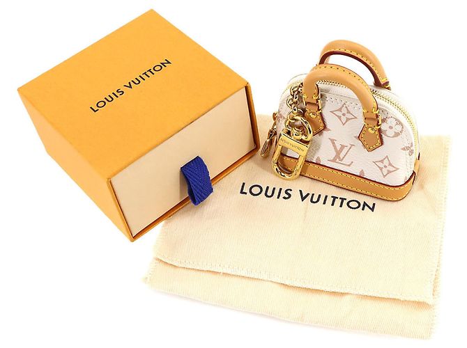 Portachiavi Micro Alma in Monogramma Louis Vuitton D'oro - vista 2