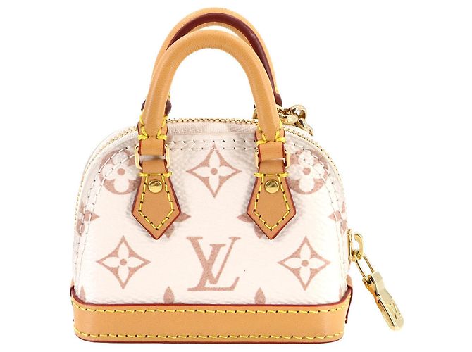 Portachiavi Micro Alma in Monogramma Louis Vuitton D'oro - vista 3