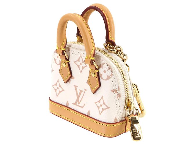 Portachiavi Micro Alma in Monogramma Louis Vuitton D'oro - vista 4