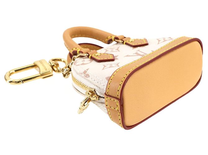 Portachiavi Micro Alma in Monogramma Louis Vuitton D'oro - vista 5