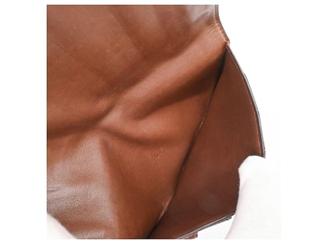 Cartera larga bi-fold Dogon Duo MM de Hermès Castaño - vista 14