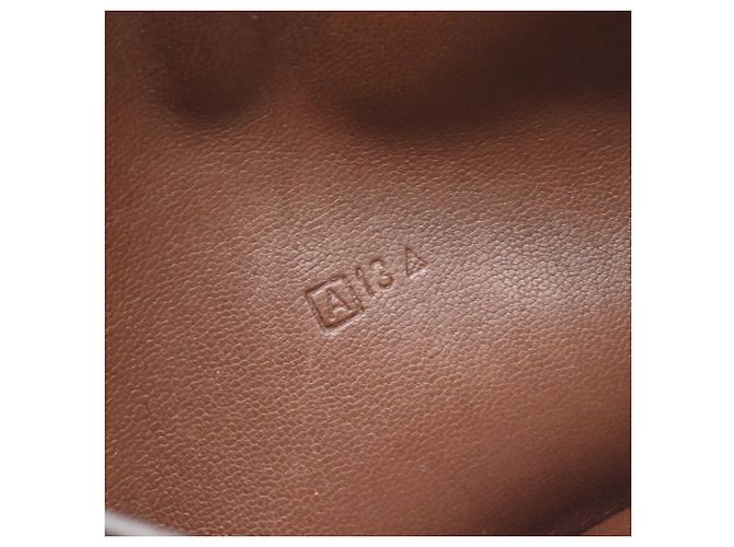 Cartera larga bi-fold Dogon Duo MM de Hermès Castaño - vista 15