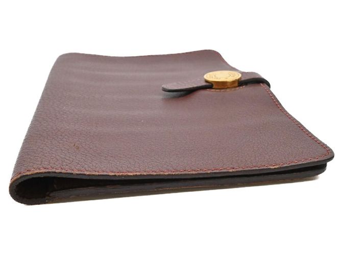 Cartera larga bi-fold Dogon Duo MM de Hermès Castaño - vista 5