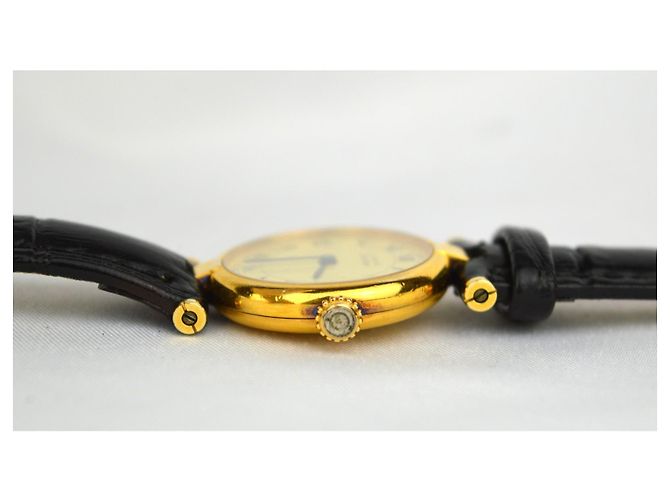 CARTIER MUST VENDÔME SV925 UHR Schwarz Golden - Ansicht 5