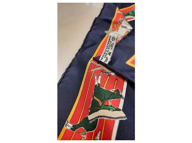 Hermès Gavroche intitolato 'Pani la Shar Pawnee' da Olivier Kermit Multicolore - vista 4