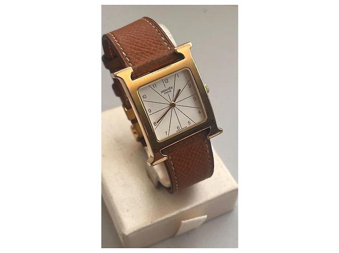Orologio Hermès Heure H RS1501 placcato oro D'oro - vista 2