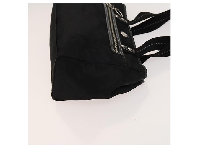 Borsa Coach Signature in tela di nylon 2 pezzi nera e grigia Auth bs25898 Marrone Nero - vista 12