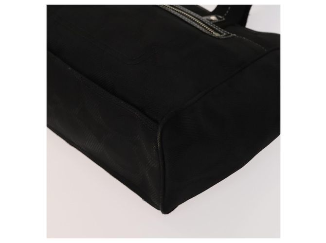 Borsa Coach Signature in tela di nylon 2 pezzi nera e grigia Auth bs25898 Marrone Nero - vista 16