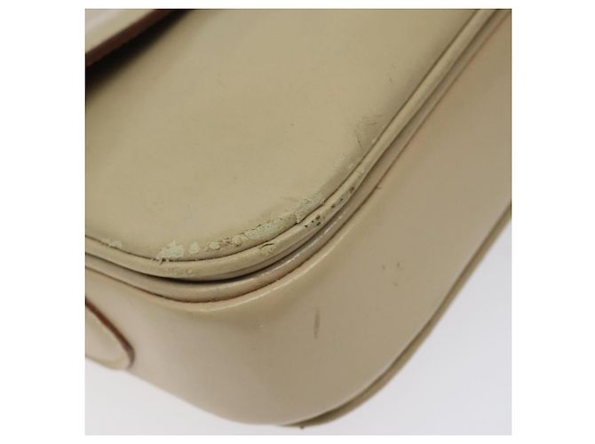 Céline Borsa a spalla CELINE in pelle bianca e oro Auth bs25844 Bianco D'oro - vista 14