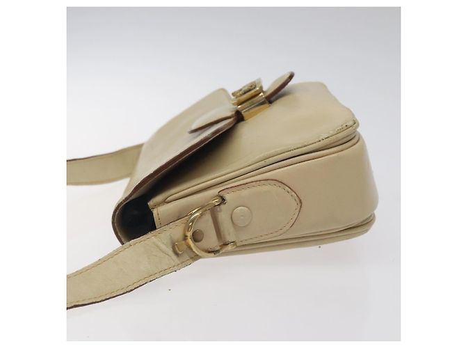 Céline Borsa a spalla CELINE in pelle bianca e oro Auth bs25844 Bianco D'oro - vista 4