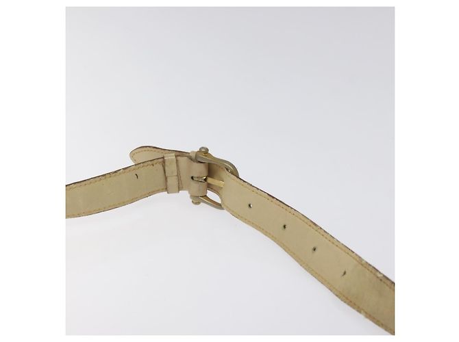 Céline Borsa a spalla CELINE in pelle bianca e oro Auth bs25844 Bianco D'oro - vista 8