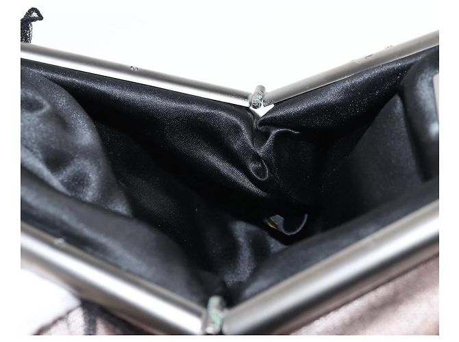 CHANEL Bolsa de mão de nylon rosa CC Auth BA2093V - vista 21