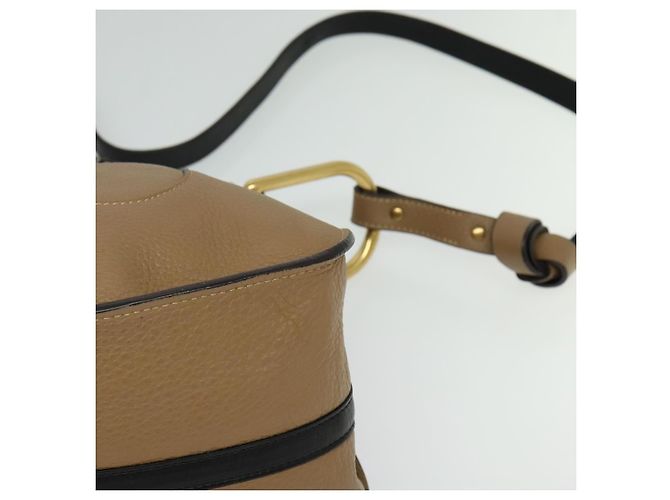 Chloé Borsa a mano in pelle Chloe Hailey 2 vie beige oro Auth am8424 D'oro - vista 17
