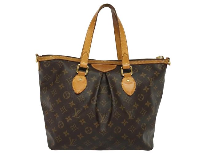LOUIS VUITTON Monogram Palermo PM Tote Bag M40145 LV Auth MX407 Monogramm - Ansicht 2
