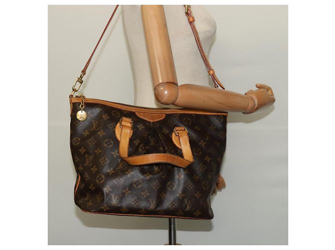 LOUIS VUITTON Monogram Palermo PM Tote Bag M40145 LV Auth MX407 Monogramm - Ansicht 22