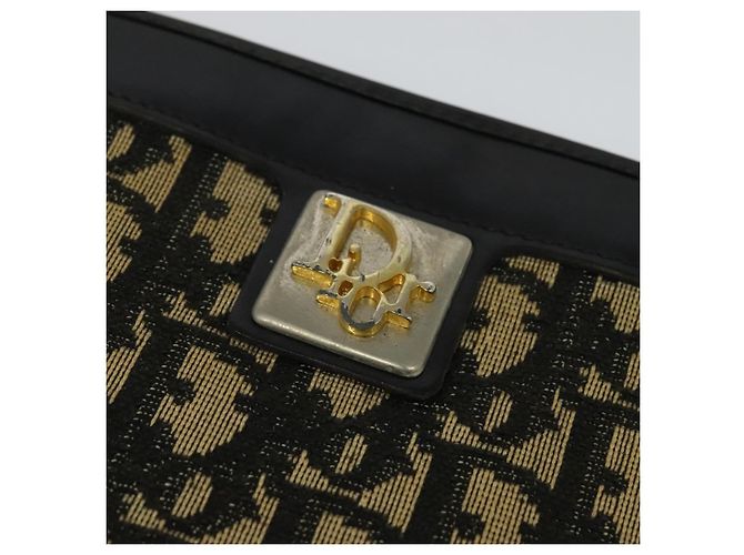 Borsa a Spalla Christian Dior Blu Navy Oro Auth BD1963 D'oro - vista 10