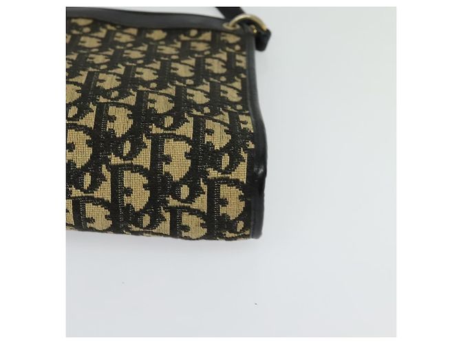 Borsa a Spalla Christian Dior Blu Navy Oro Auth BD1963 D'oro - vista 14