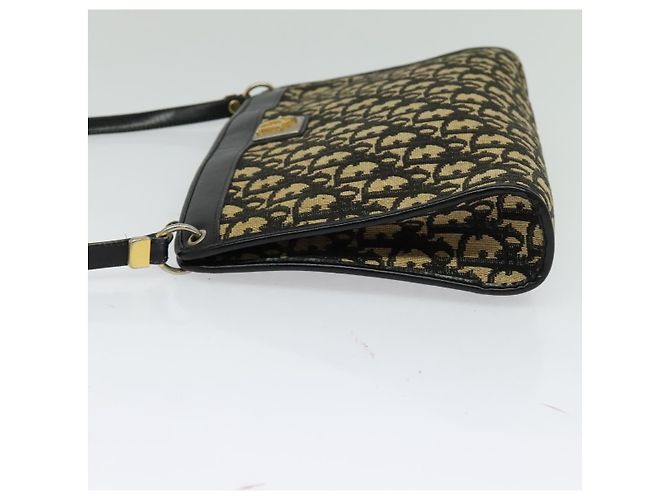 Borsa a Spalla Christian Dior Blu Navy Oro Auth BD1963 D'oro - vista 3