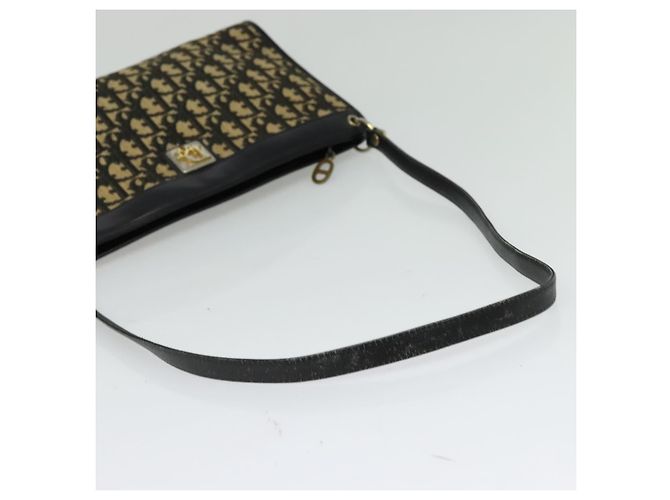 Borsa a Spalla Christian Dior Blu Navy Oro Auth BD1963 D'oro - vista 7