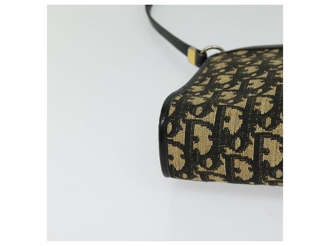 Borsa a Spalla Christian Dior Blu Navy Oro Auth BD1963 D'oro - vista 9