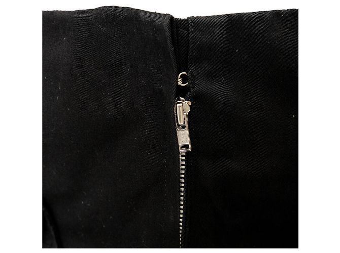 Trägerloses Kleid Yohji Yamamoto Schwarz - Ansicht 12