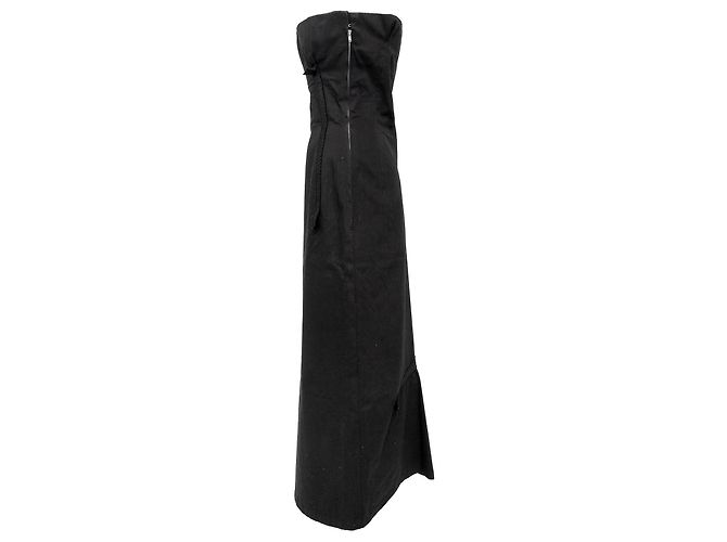 Trägerloses Kleid Yohji Yamamoto Schwarz - Ansicht 2