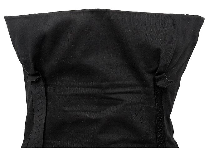 Trägerloses Kleid Yohji Yamamoto Schwarz - Ansicht 4