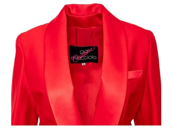 Autre Marque Blazer Gai Mattiolo con camisón Roja - vista 7