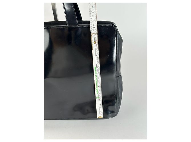 Céline Vintage Celine Paris Leder Tasche schwarz - Ansicht 12
