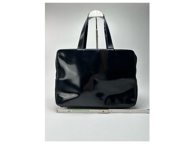 Céline Vintage Celine Paris Leder Tasche schwarz - Ansicht 13