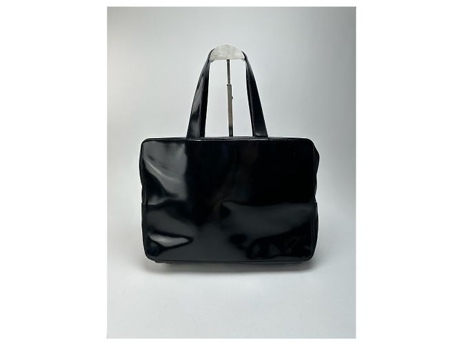 Céline Vintage Celine Paris Leder Tasche schwarz - Ansicht 2