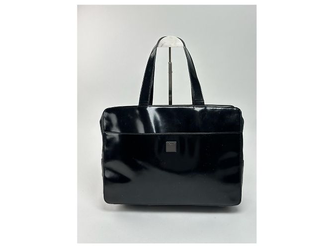 Céline Vintage Celine Paris Leder Tasche schwarz - Ansicht 4