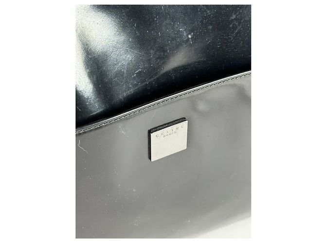 Céline Vintage Celine Paris Leder Tasche schwarz - Ansicht 6