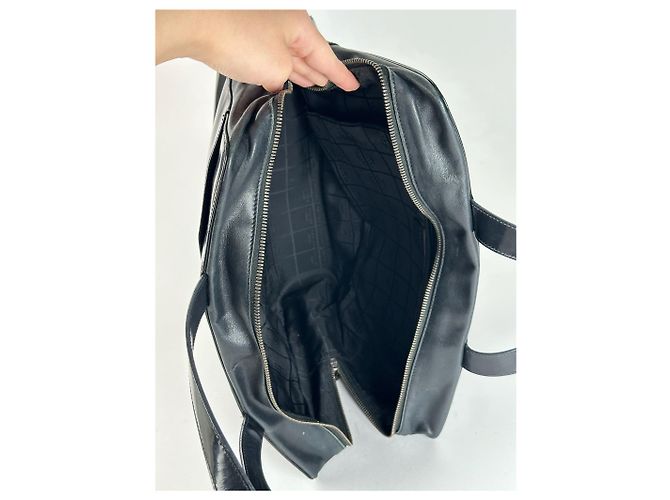 Céline Vintage Celine Paris Leder Tasche schwarz - Ansicht 8