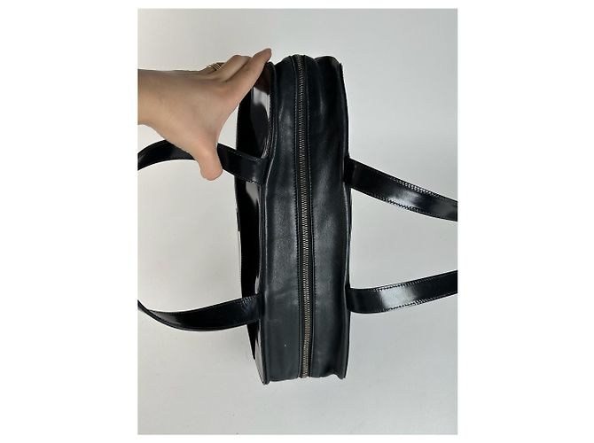 Céline Vintage Celine Paris Leder Tasche schwarz - Ansicht 9
