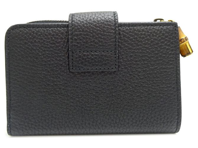 Gucci Double G Medium Wallet with Bamboo - view 2