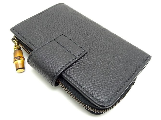 Gucci Double G Medium Wallet with Bamboo - view 4