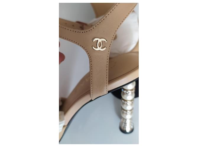 sandali Chanel Beige - vista 7