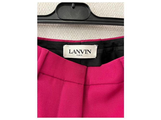 Pantalones Lanvin Marguerite Rosa Algodón - vista 4