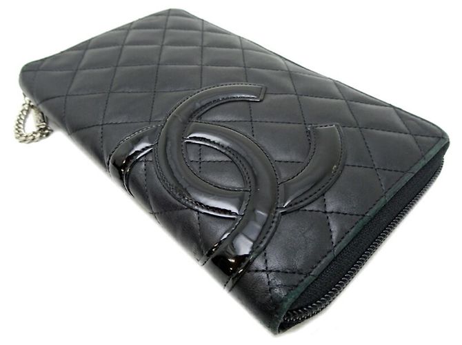 Cartera larga Chanel Cambon Line Negro - vista 3