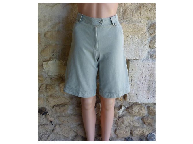 Olivier Lapidus Baumwollshorts Hellgrün - Ansicht 4
