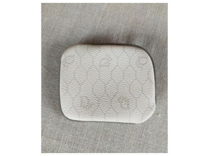 Christian Dior Vintage diagonal monogram wallet White Navy blue - view 5