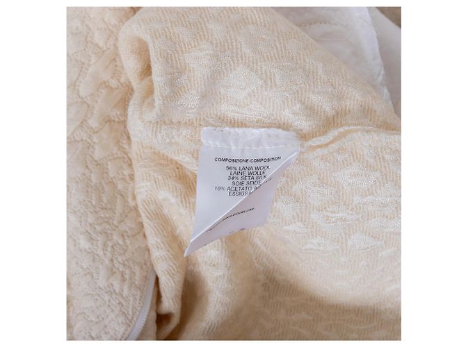 Gucci Schlaghose mit Textur in Eggshell Aus weiß - Ansicht 15